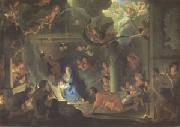 LE BRUN, Charles The Adoration of the Shepherds (mk05) oil painting picture wholesale